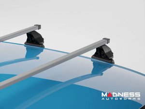 Dodge Hornet Roof Rack Cross Bars - for models w/o factory roof rails - Silver